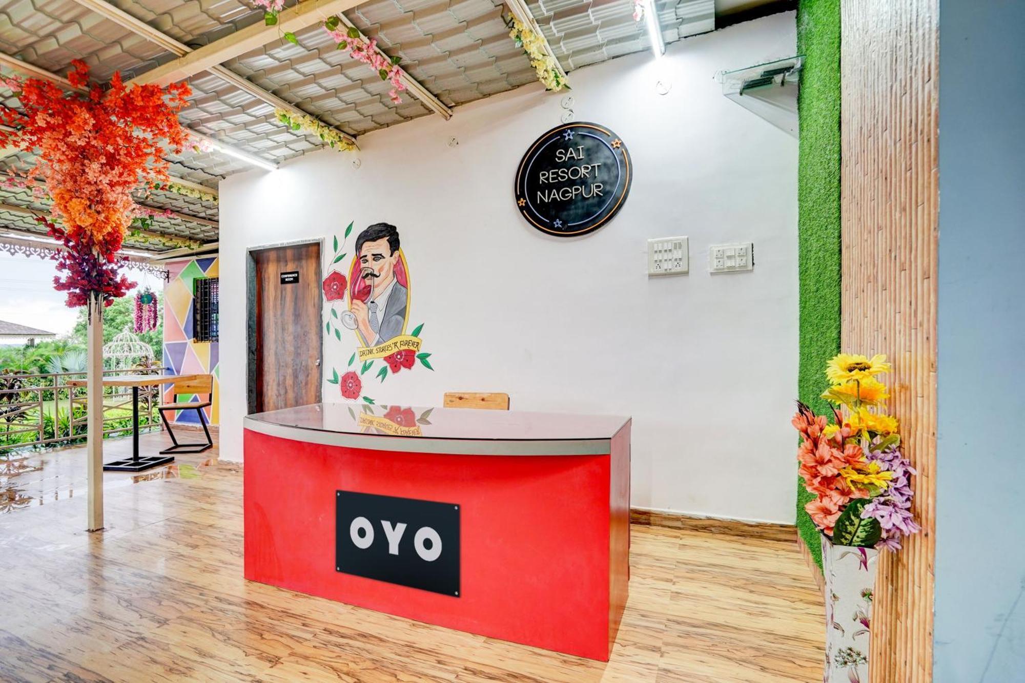 Hotel O New Sai Resort Nagpur Esterno foto